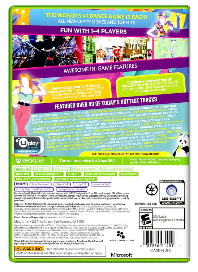 Just Dance 2016 - Xbox 360 (Refurbished)