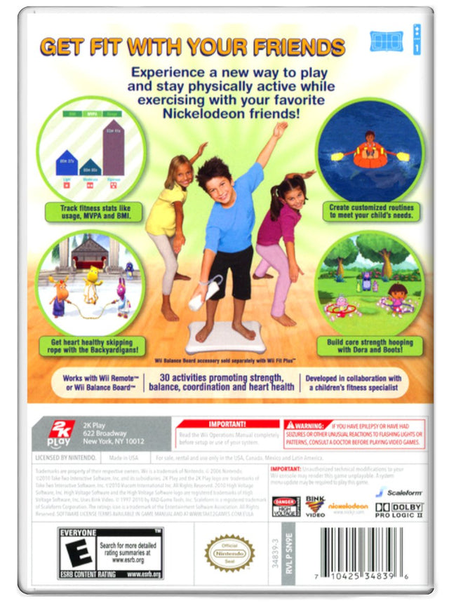 Nickelodeon Fit - Nintendo Wii (Refurbished)