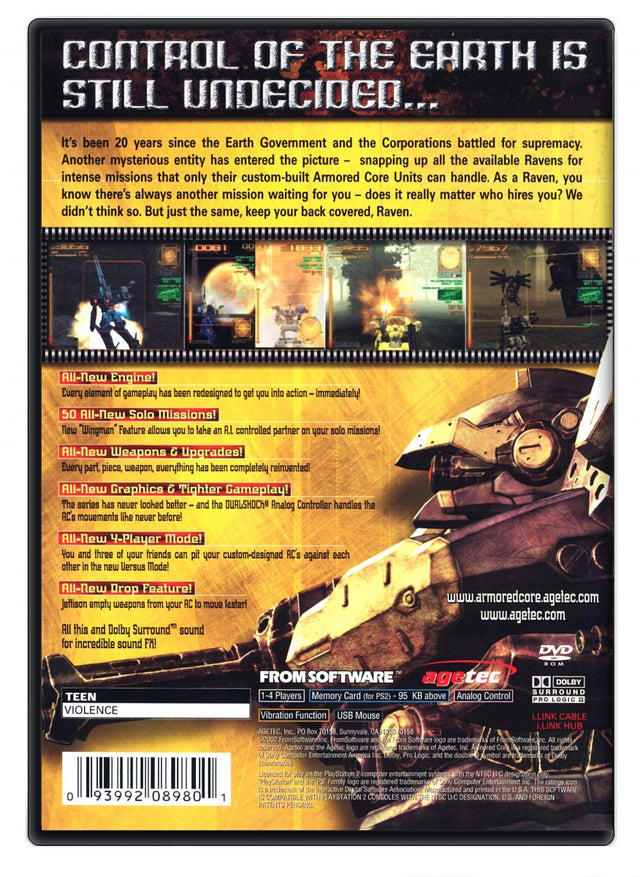 Armored Core 3 - PlayStation 2 (Refurbished)