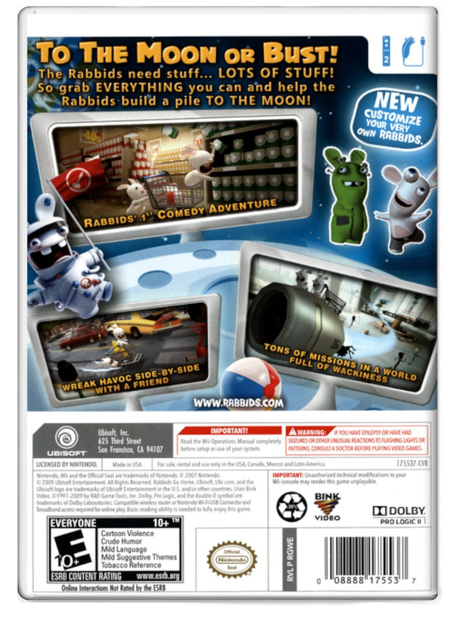 Rabbids Go Homes - Nintendo Wii (Refurbished)