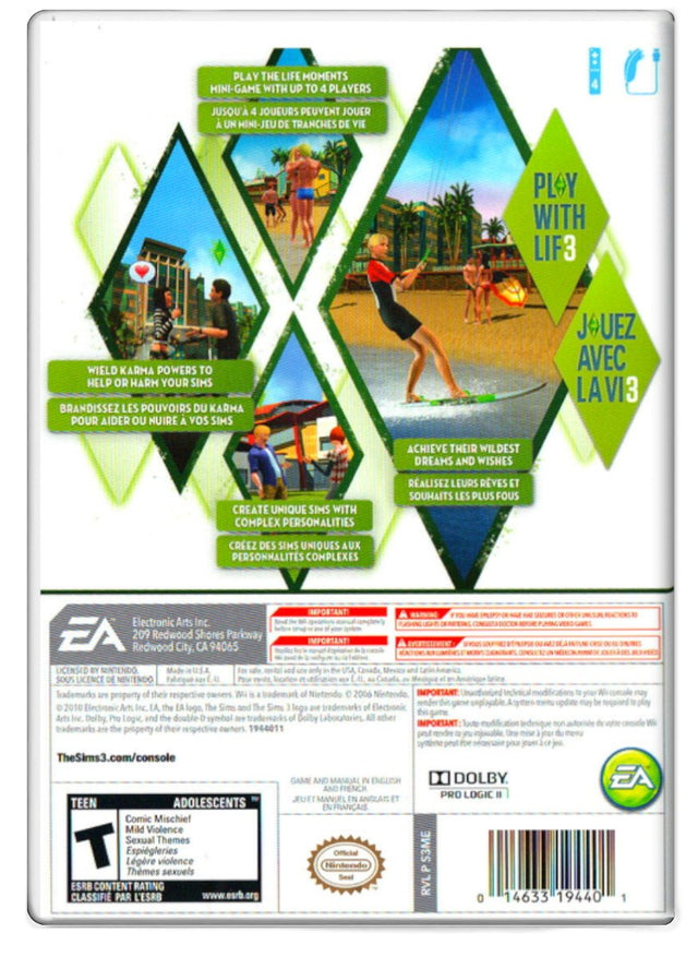 The Sims 3 - Nintendo Wii (Refurbished)