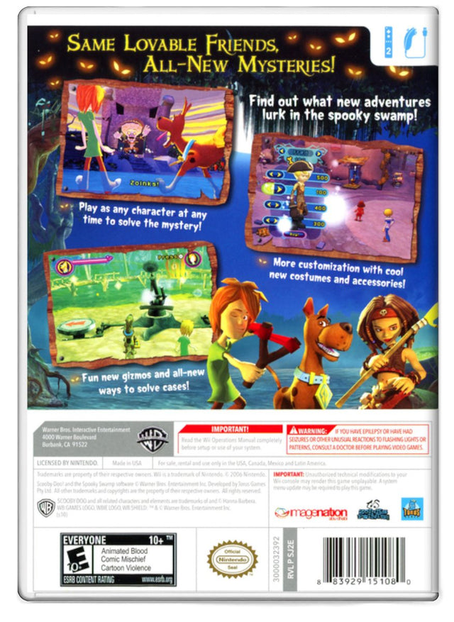 Scooby Doo and The Spooky Swamp - Nintendo Wii (Refurbished)