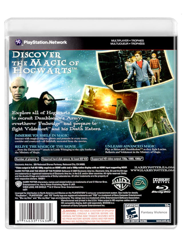 Harry Potter and the Order of the Phoenix - PlayStation 3 (Refurbished)