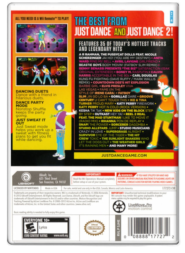 Just Dance Greatest Hits - Nintendo Wii (Refurbished)