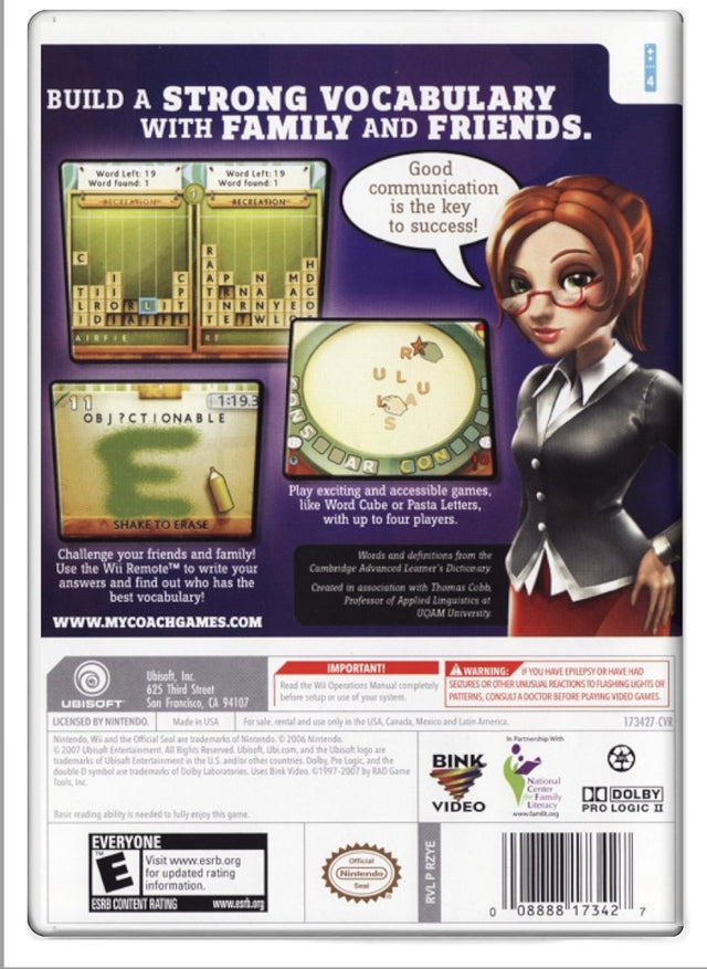 My Word Coach - Nintendo Wii (Refurbished)