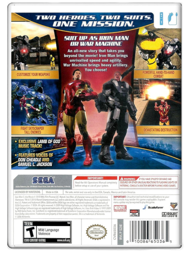 Iron Man 2 - Nintendo Wii (Refurbished)