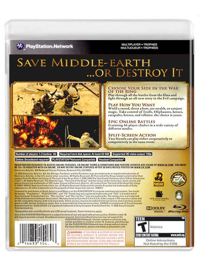 Lord of the Rings Conquest - PlayStation 3 (Refurbished)