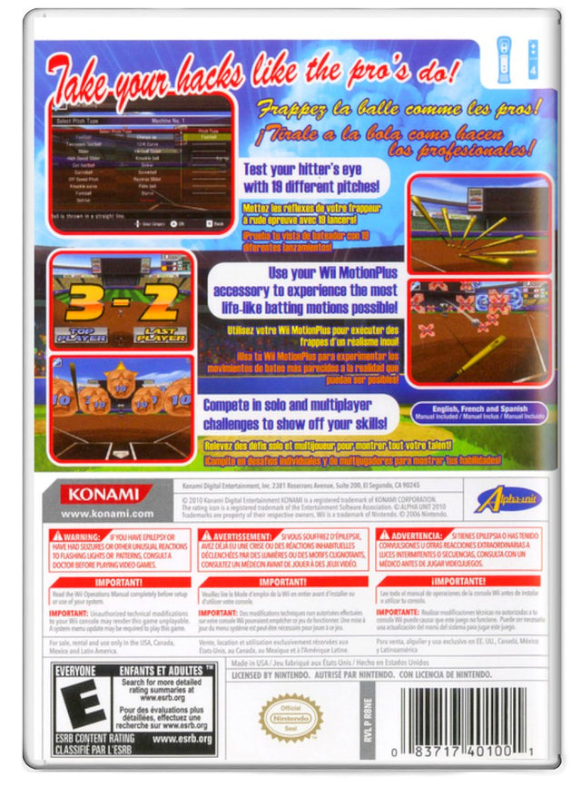 Cages Pro Style Batting Practice -Nintendo Wii (Refurbished)