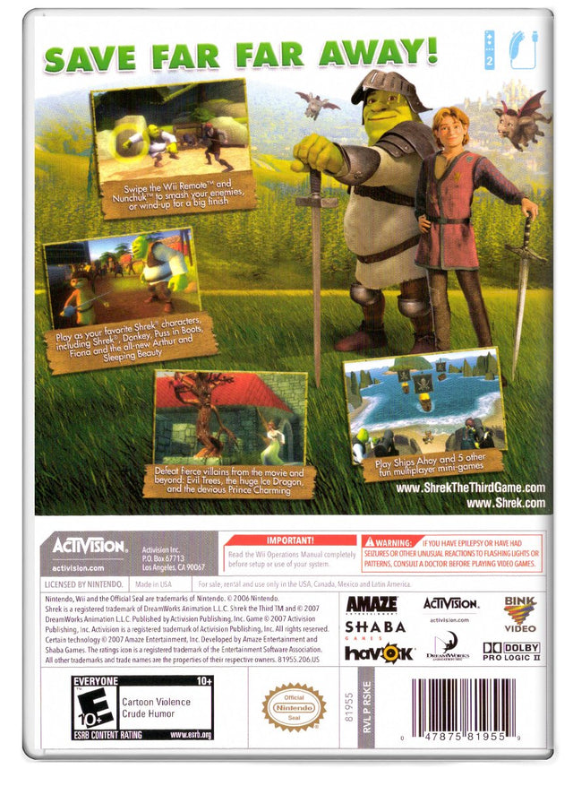 Shrek the Third - Nintendo Wii (Refurbished)