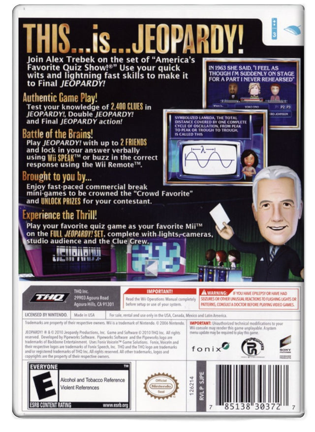 Jeopardy - Nintendo Wii (Refurbished)