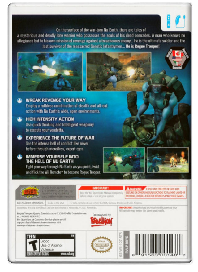 Rogue Trooper: Quartz Zone Massacre - Nintendo Wii (Refurbished)