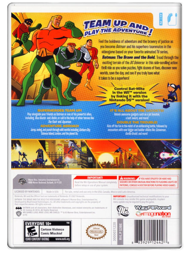 Batman The Brave and the Bold - Nintendo Wii (Refurbished)