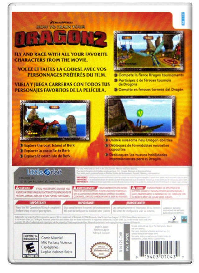How to Train Your Dragon 2 - Nintendo Wii (Refurbished)