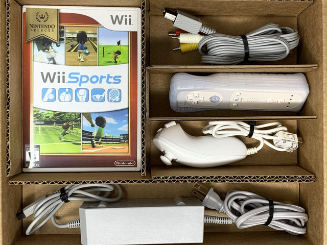 Nintendo Wii Console White - Wii Sports (Refurbished - Very Good)