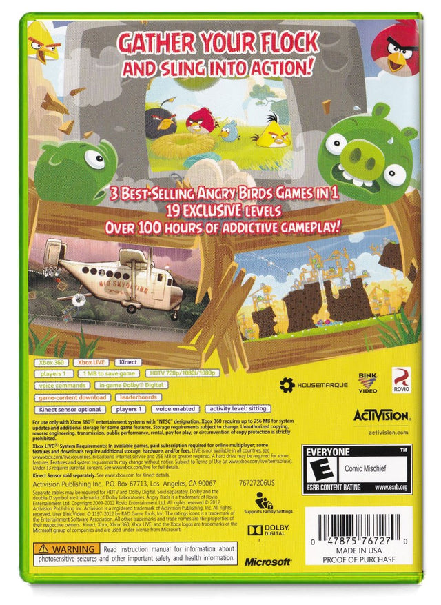 Angry Birds Trilogy - Xbox 360 (Refurbished)