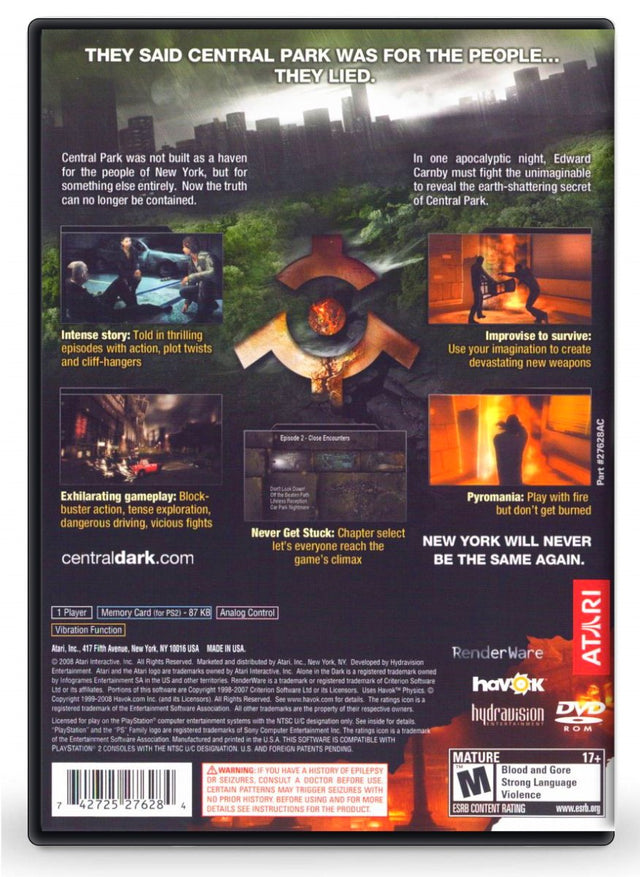 Alone in the Dark - PlayStation 2 (Refurbished)