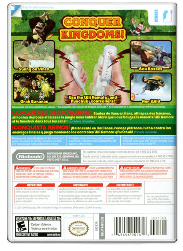 Donkey Kong Jungle Beat - Nintendo Wii (Refurbished)