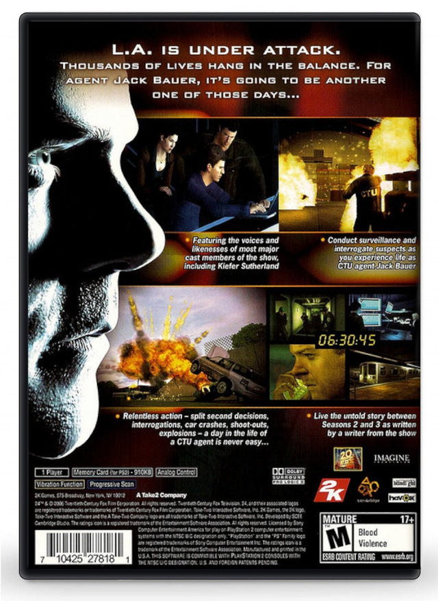 24: The Game - PlayStation 2 (Refurbished)