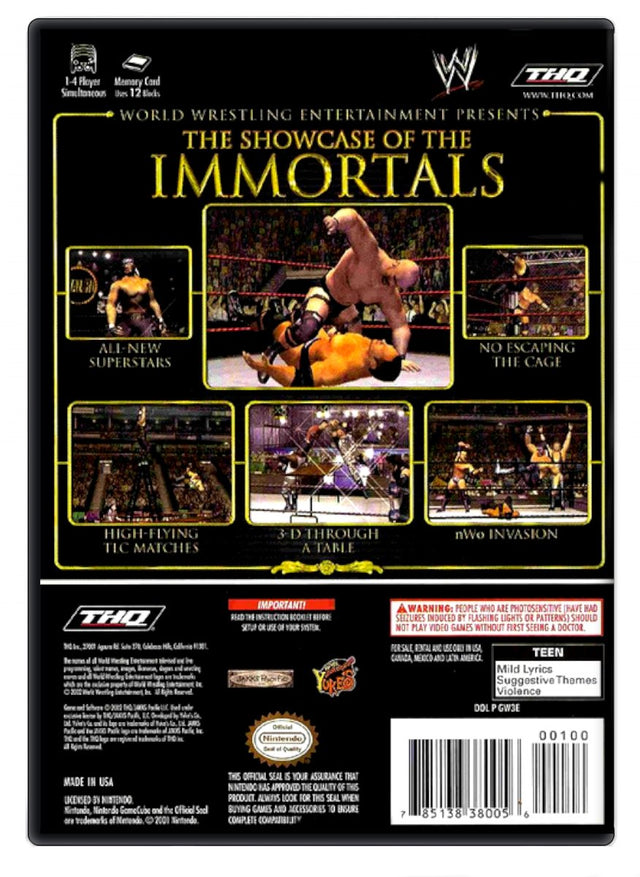 WWE WrestleMania X8 - Nintendo GameCube (Refurbished)