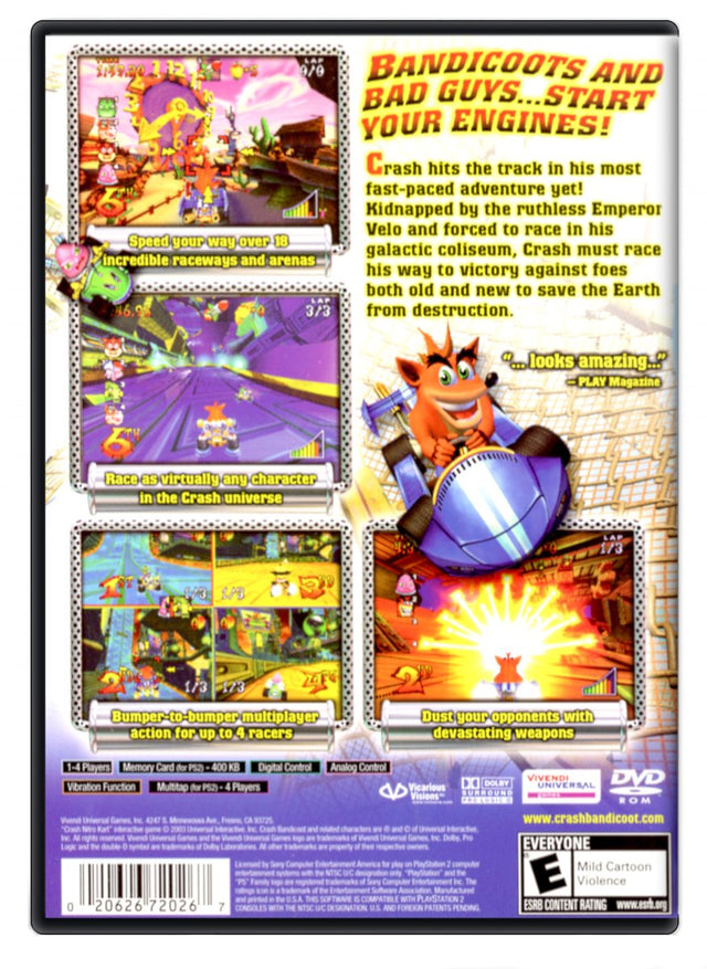 Crash Nitro Kart - PlayStation 2 (Refurbished)