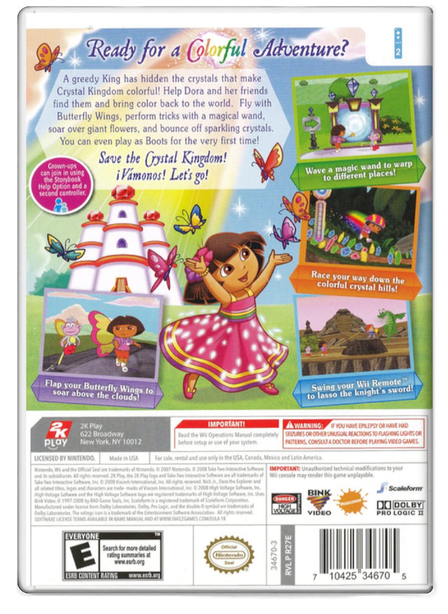 Dora Saves the Crystal Kingdom - Nintendo Wii (Refurbished)
