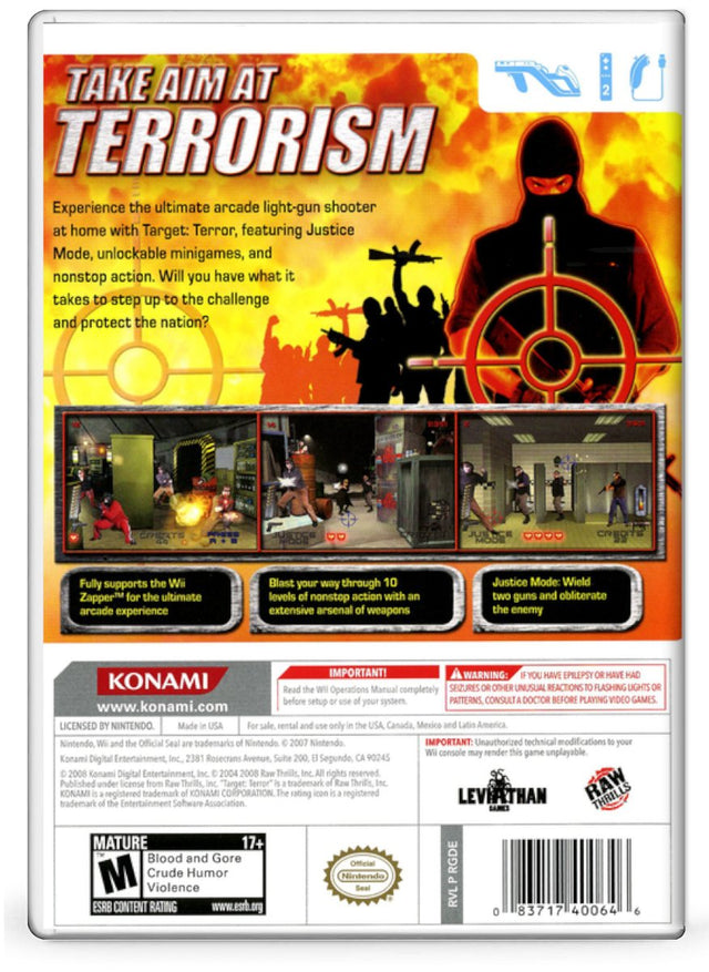 Target Terror - Nintendo Wii (Refurbished)