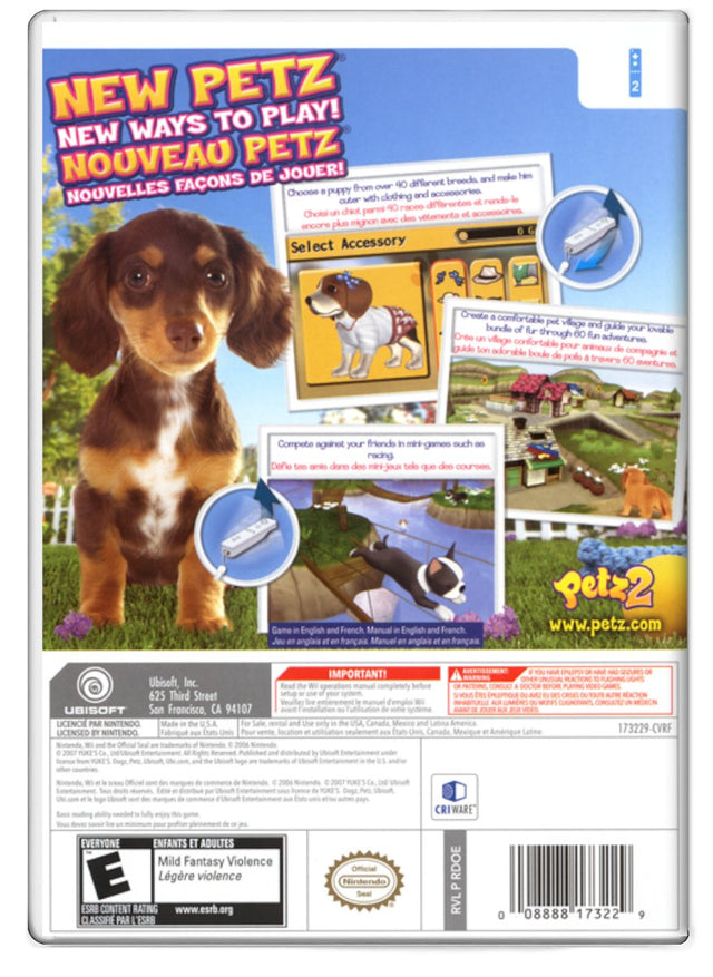 Petz Dogz 2 - Nintendo Wii (Refurbished)