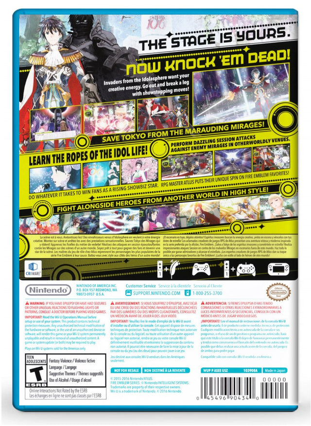 Tokyo Mirage Sessions FE - Nintendo Wii U (Refurbished)