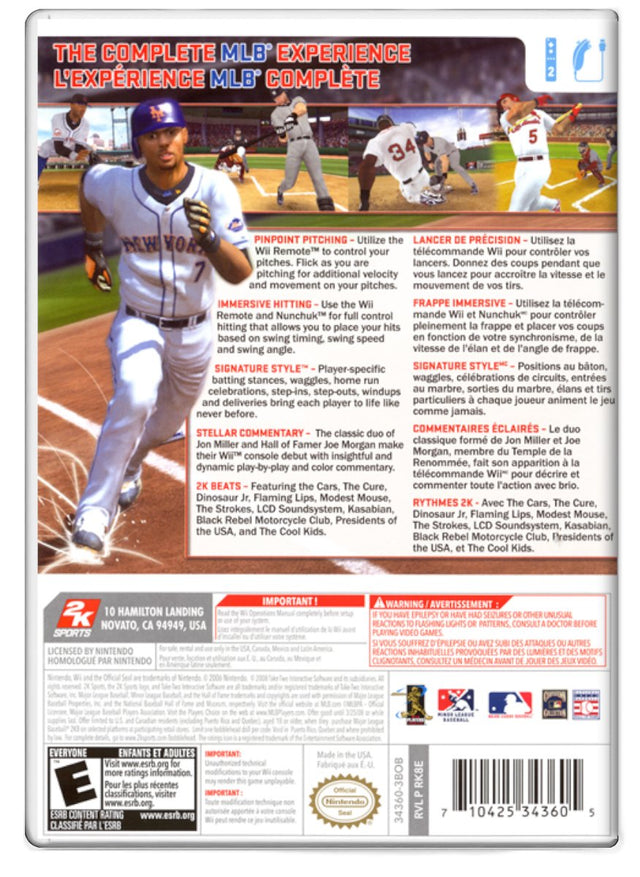 Major League Baseball 2K8 - Nintendo Wii (Refurbished)