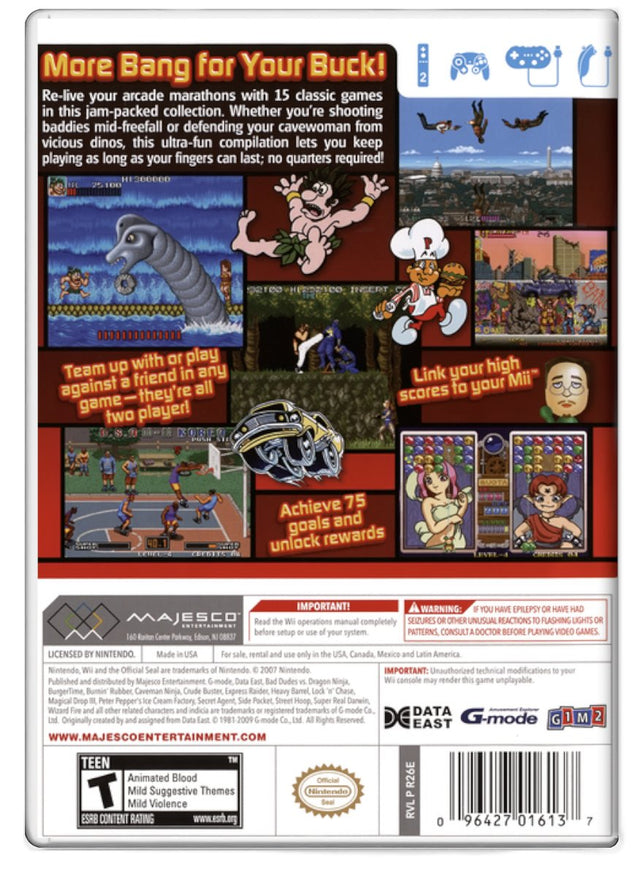 Data East Arcade Classics - Nintendo Wii (Refurbished)