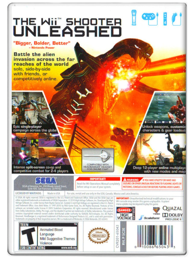 Conduit 2 - Nintendo Wii (Refurbished)