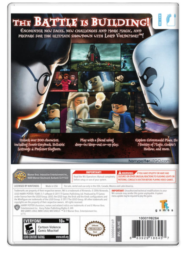 Lego Harry Potter: Years 5-7 - Nintendo Wii (Refurbished)