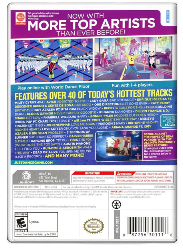 Just Dance 2015 - Nintendo Wii (Refurbished)