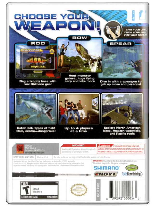 Shimano Xtreme Fishing - Nintendo Wii (Refurbished)