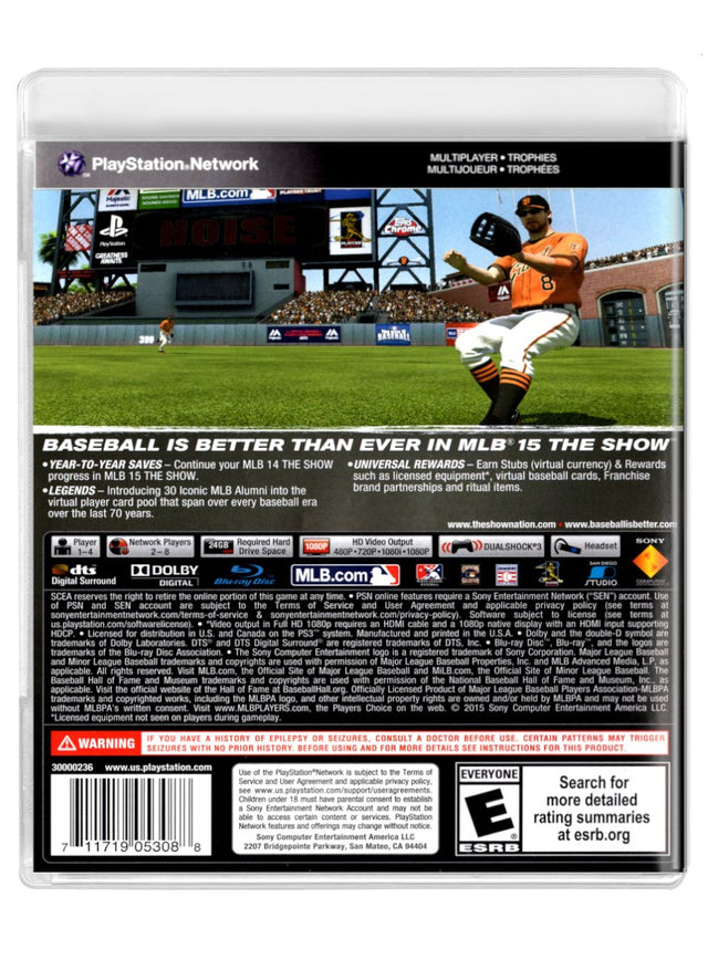 MLB 15 The Show - PlayStation 3 (Refurbished)