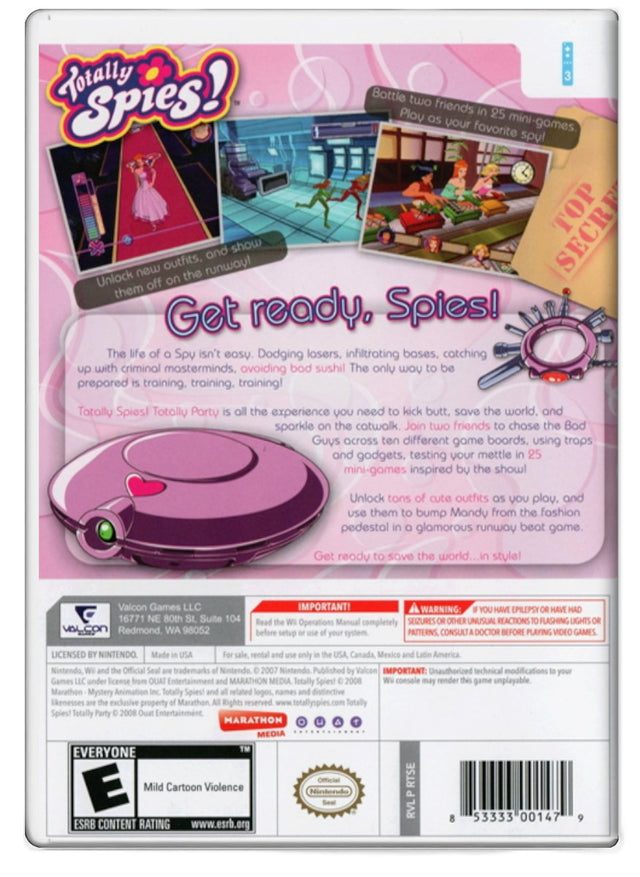 Totally Spies Totally Party - Nintendo Wii (Refurbished)