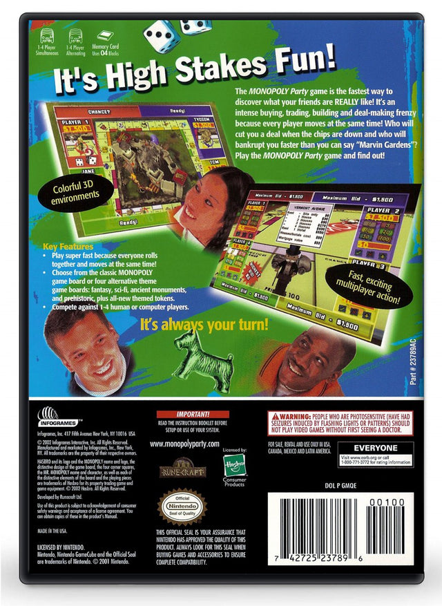 Monopoly Party - Nintendo GameCube (Refurbished)