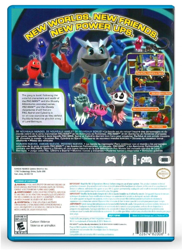 Pac-Man Ghostly Adventures 2 - Nintendo Wii U (Refurbished)