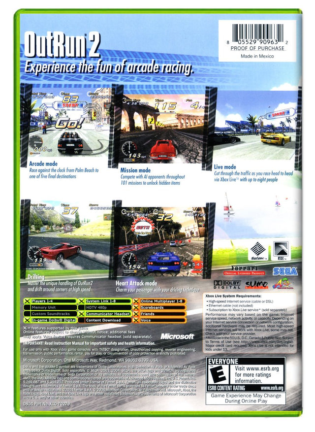 OutRun 2 - Xbox Original (Refurbished)