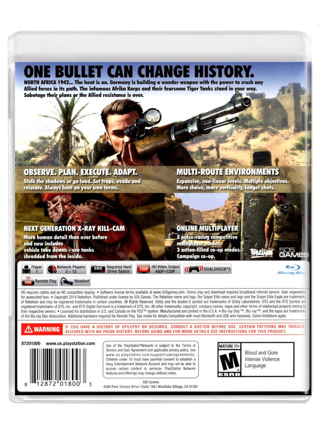 Sniper Elite III - PlayStation 3 (Refurbished)