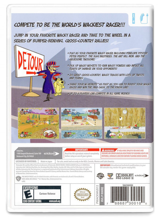 Wacky Races: Crash and Dash - Nintendo Wii (Refurbished)