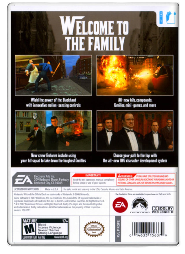 Godfather Blackhand Edition - Nintendo Wii (Refurbished)