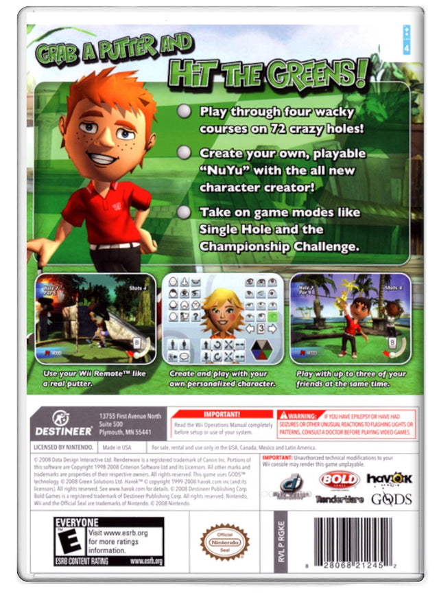 Crazy Golf - Nintendo Wii (Refurbished)