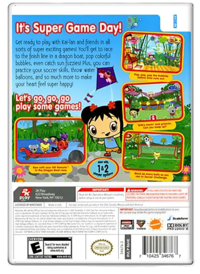Ni Hao Kai-Lan Super Game Day - Nintendo Wii (Refurbished)