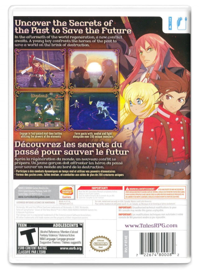 Tales of Symphonia: Dawn of the New World - Nintendo Wii (Refurbished)