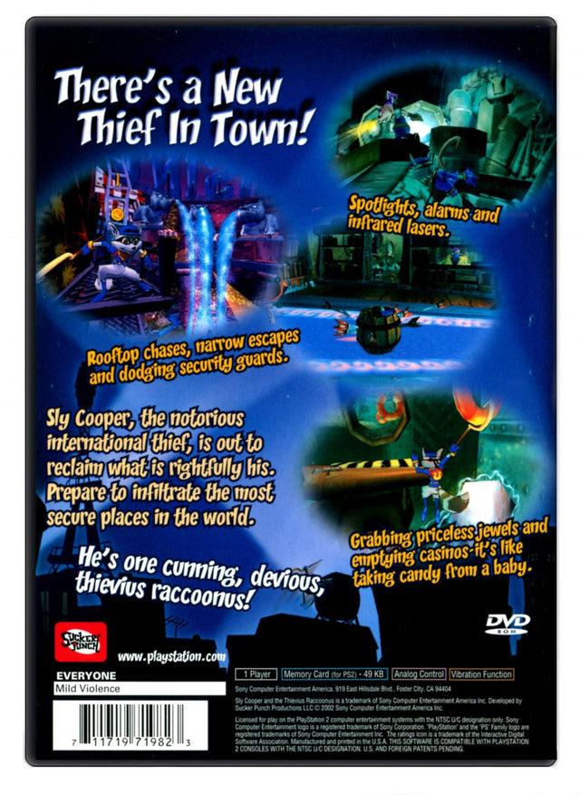Sly Cooper and the Thievius Raccoonus - PlayStation 2 (Refurbished)