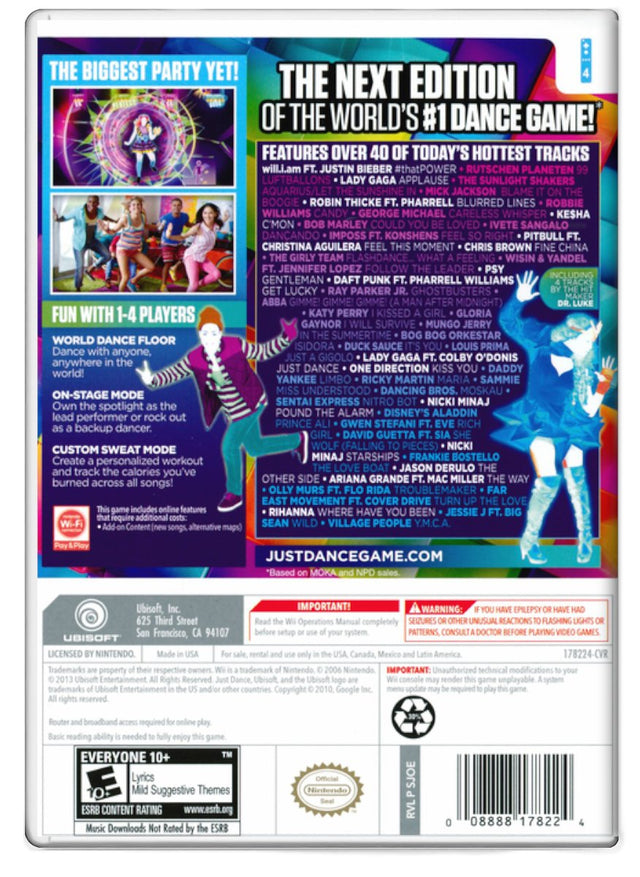 Just Dance 2014 - Nintendo Wii (Refurbished)