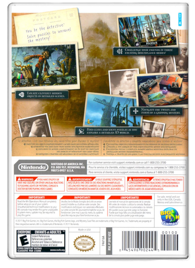 Mystery Case Files The Malgrave Incident - Nintendo Wii (Refurbished)