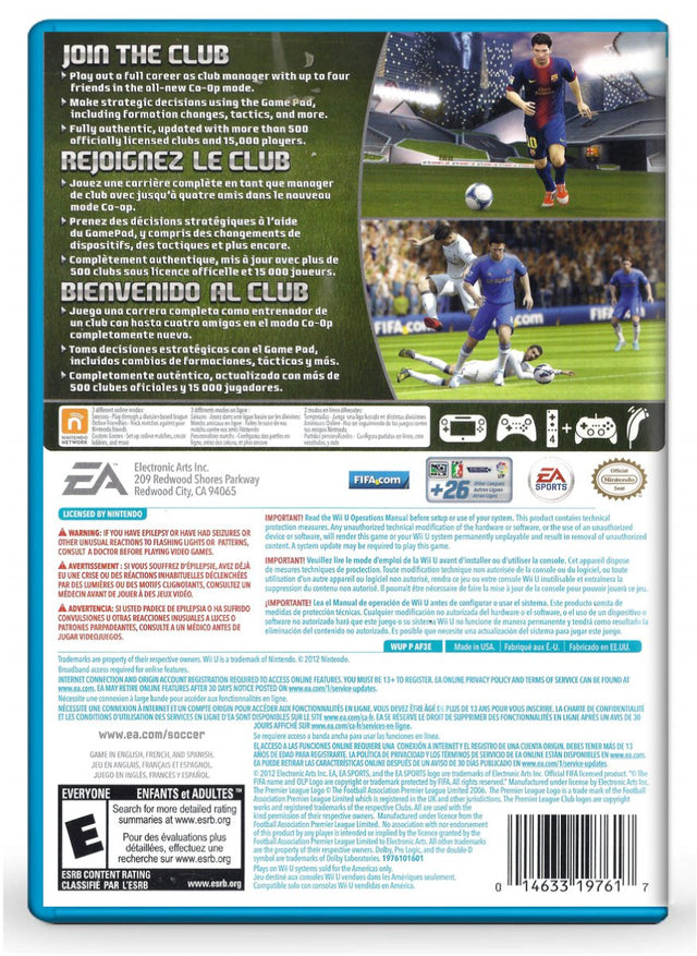 FIFA Soccer 13 - Nintendo Wii U (Refurbished)
