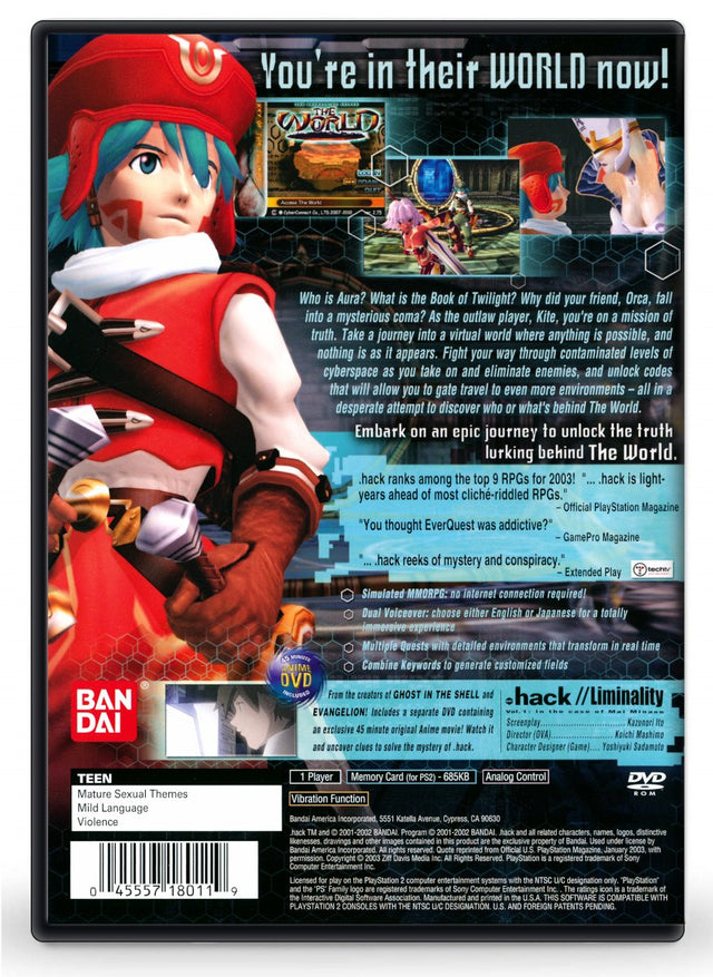 .Hack Part 1: Infection - PlayStation 2 (Refurbished)